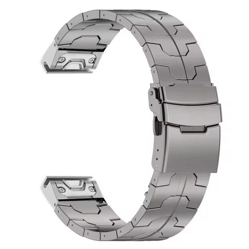 Titan Metallarmband für Garmin Fenix 7 8 47mm Instinct 2X Solar Epix Pro 51mm Armband Quick Fit 22mm 26mm für Garmin Smartwatch Quick Fit 26mm
