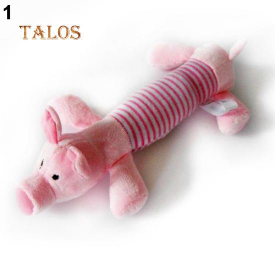 Niedliches Hundespielzeug für Haustiere, langlebig, Plüsch-Sound, Kauquietscher, quietschendes Schwein, Elefanten-Entenspielzeug