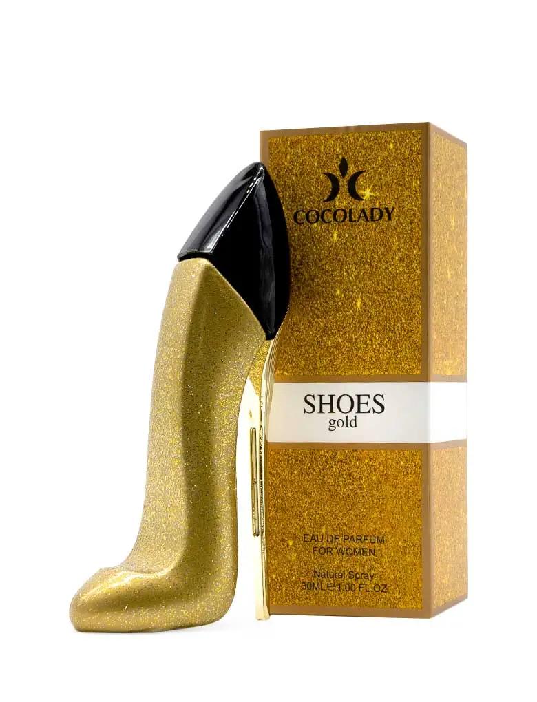 GOLD SHOES Eau de Parfum für Damen Gold & Schwarz Farbe für Schuhe 30 ml gold
