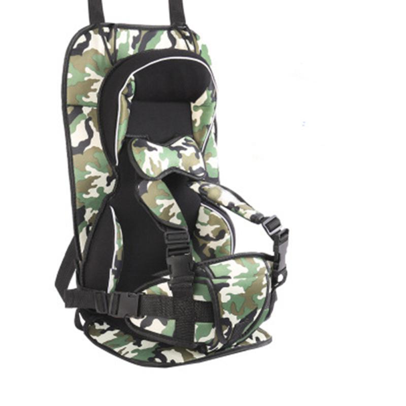 Kindersitz aus Baumwolle, Baby-Schutzsitz, Kindersitz für nicht motorisierte Fahrzeuge Camouflage Standard smal