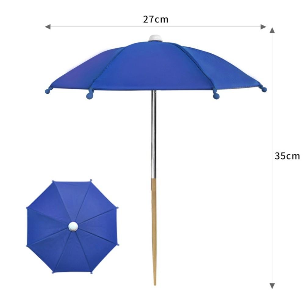 Winddichter Pflanzen Sonnenschirm Sonnenschutz Mini Pflanzen Schirme Terrassen Pflanzen Schirm Pflanze blau