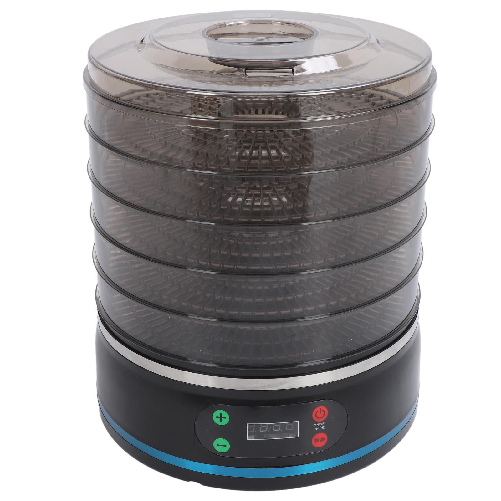 5 Etagen Lebensmitteltrockner Maschine Dörrautomat Trockenfrüchte Maschine Dörren Beef Jerky Fleisch Pilze Früchte L