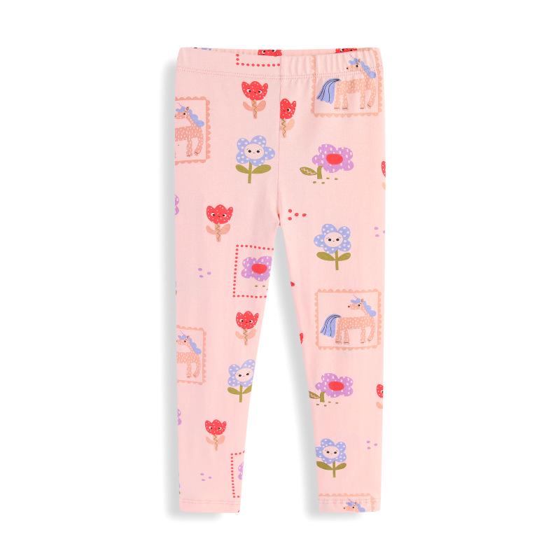 Europäisch-Amerikanische Mädchen Leggings Frühling/Herbst 2026 - Lange Kinderhosen 3T for 90-95 cm