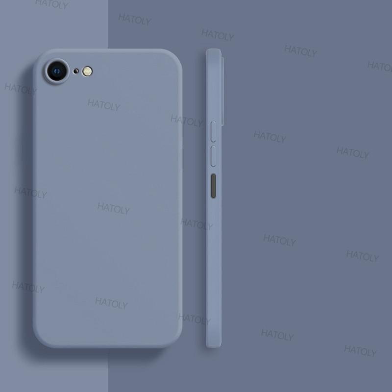 Für iPhone SE 2020 Hülle iPhone 7 8 SE 2020 2022 Hülle Original Stoßfeste Flüssigsilikon-Telefonrückseite für iPhone SE 2020 For iPhone SE (2022)