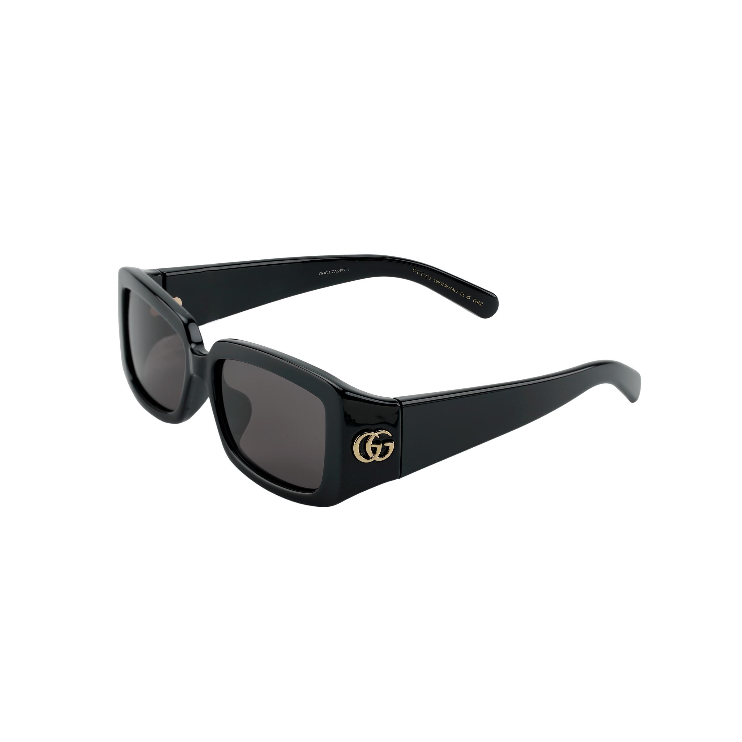 Gucci Double G Serie Quadratische Sonnenbrille Damen Sonnenbrille GG1403SK Dust Bag+Eyeglass Case (Random Color),001