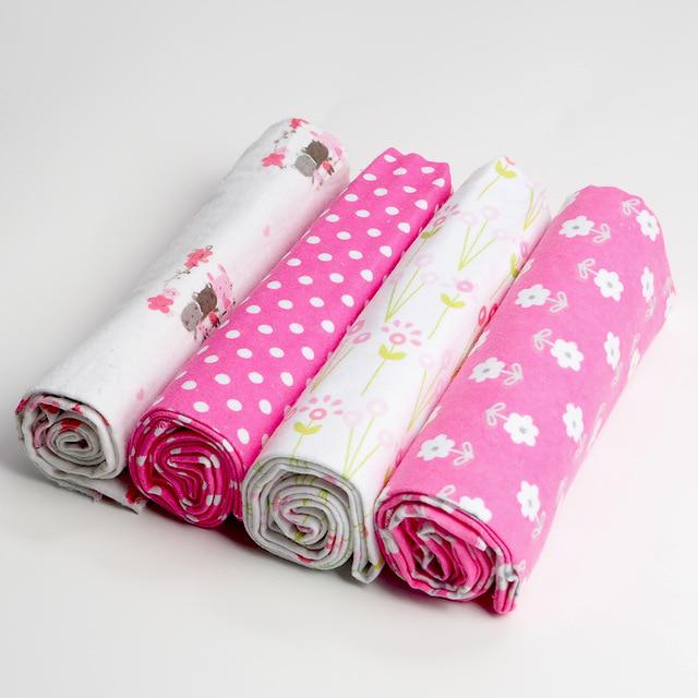 4 Teile/los Musselin 100% Baumwolle Flanell Baby Swaddles Weiche Neugeborene Decken Baby Decken Neugeborenen Musselin Windeln Baby Swaddle Wrap