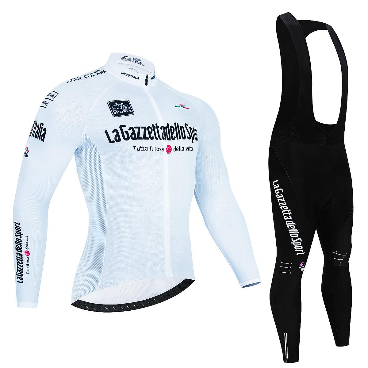 Tour De Giro D'ITAL Herbst Langarm Radtrikot Set Fahrrad Sportbekleidung Rennrad MTB Fahrradbekleidung Anzüge Roupa Ciclismo XL