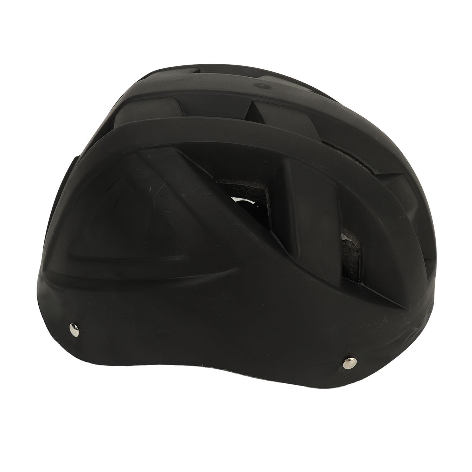 Kinder Fahrradhelm Leichter atmungsaktiver Löcher Kopfschutz Fahrradhelm für Kinder Schwarz schwarz