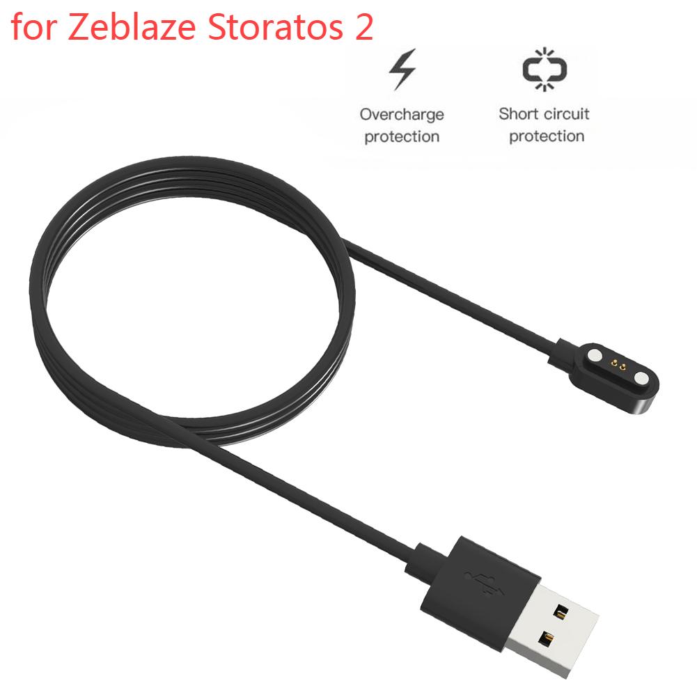 Für Zeblaze Vibe 7 Pro/Stratos 2/GTR3 Smartwatch Armband Magnetisches Schnellladekabel 1M Smartwatch USB-Ladekabel