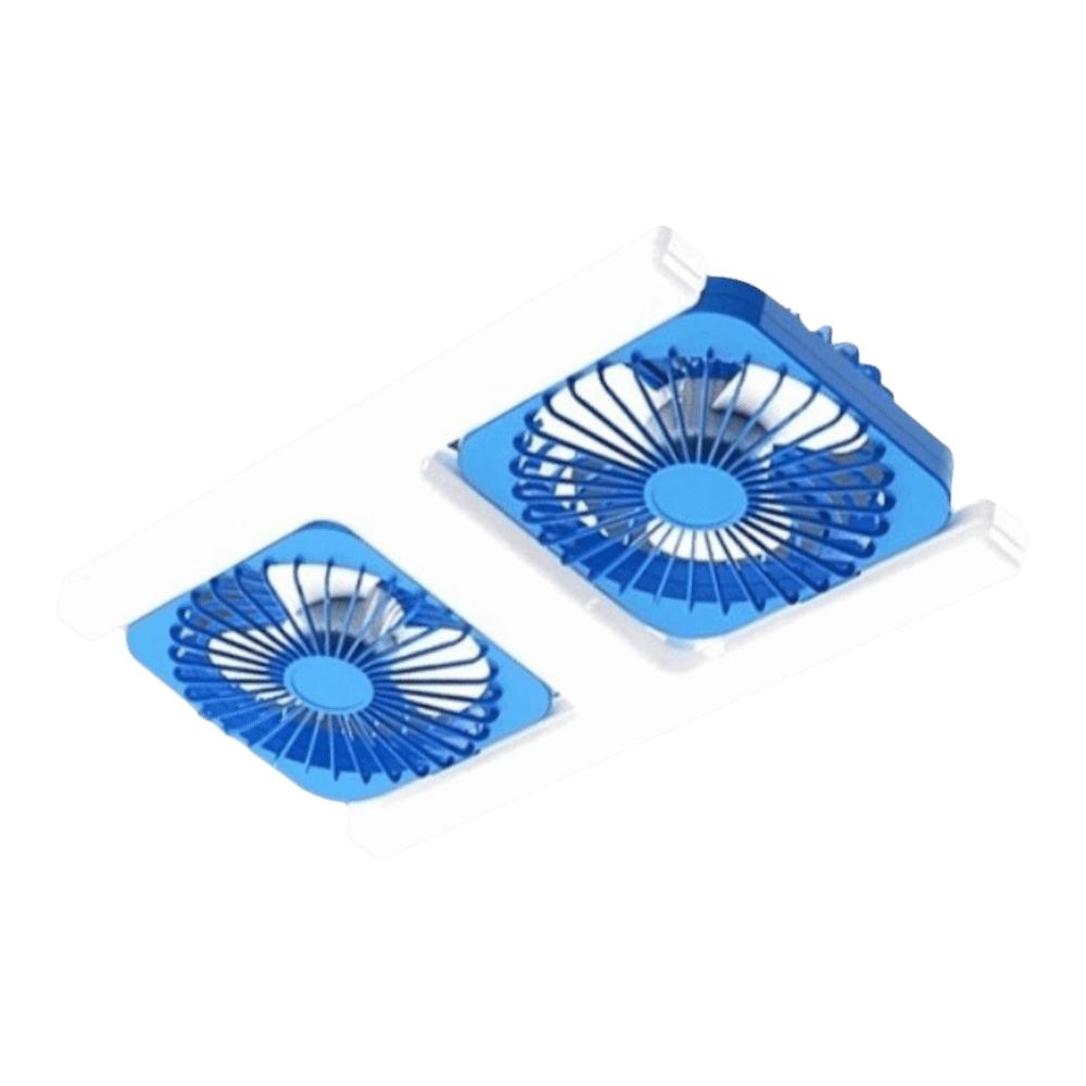 60W Power LED Deckenventilator Doppelblatt Fernbedienung Ventilator Super Wind Doppelreihenventilator Heimgebrauch blau