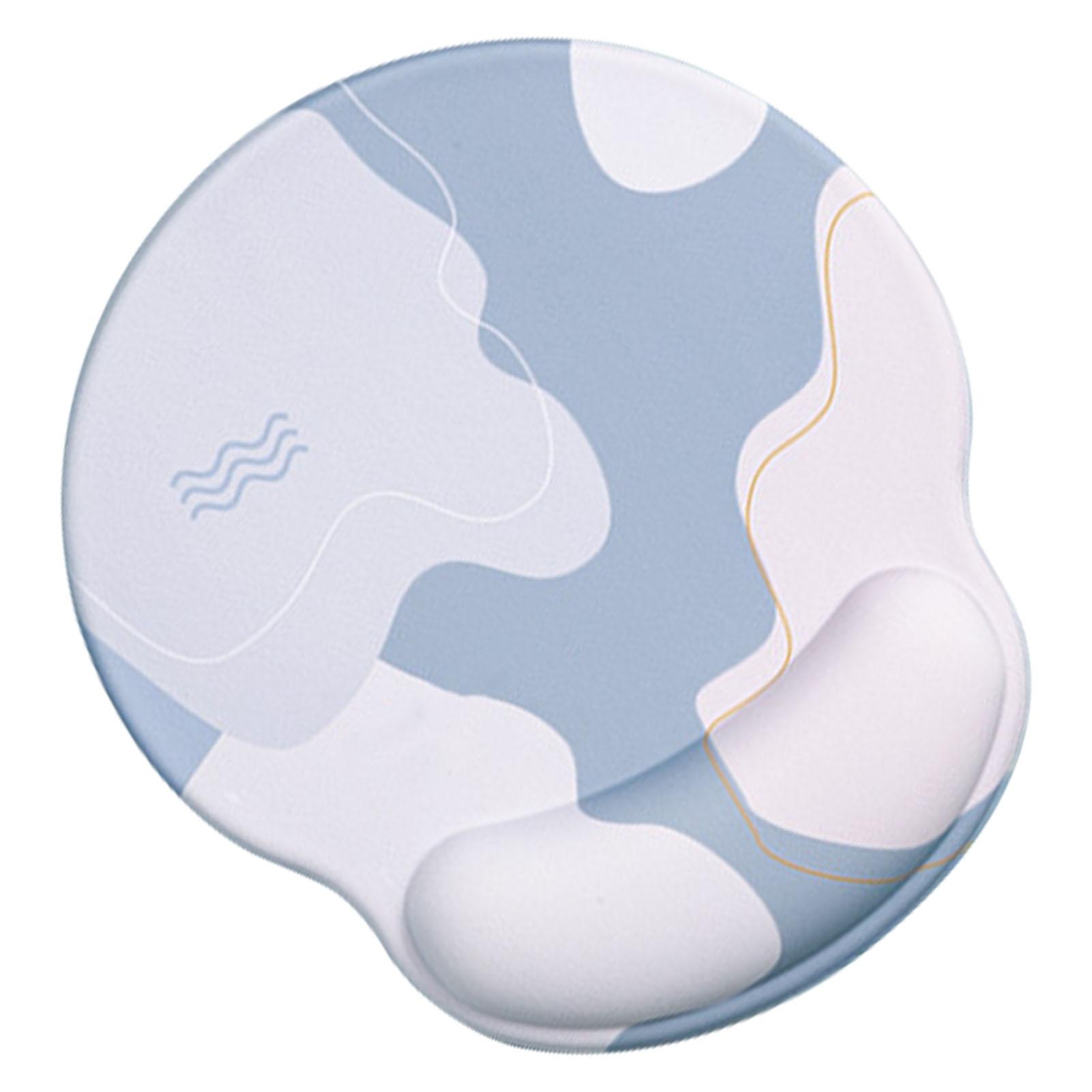 Tastatur Mauspad Set Ergonomisches Silikon Mauspad mit Memory-Schaum Tastatur Handgelenkauflage Unterstützung