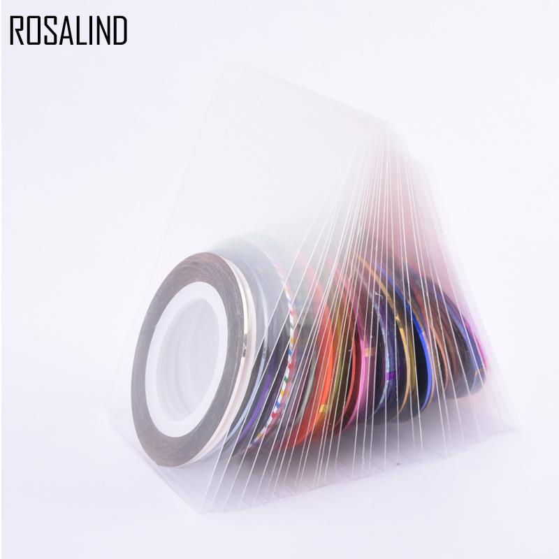 Bunte 10 Rollen Nail Art Zeichenfaden Nagelaufkleber für Nägel Art Design Striping Tape Nail Art Dekoration Slider