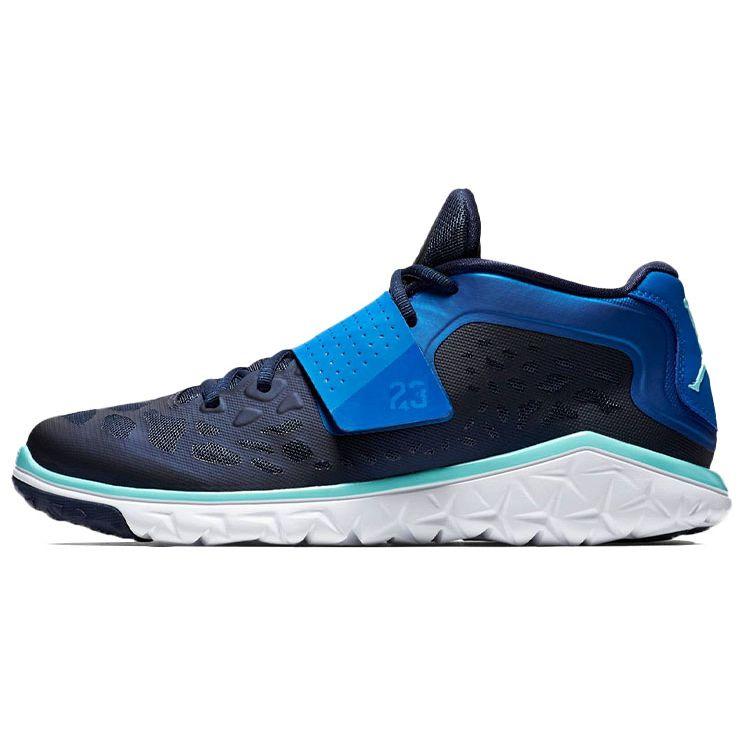 Air Jordan Jordan Flight Flex Trainer 2 Herren Sneaker Blau Midnight-Navy Soar 768911-406 44