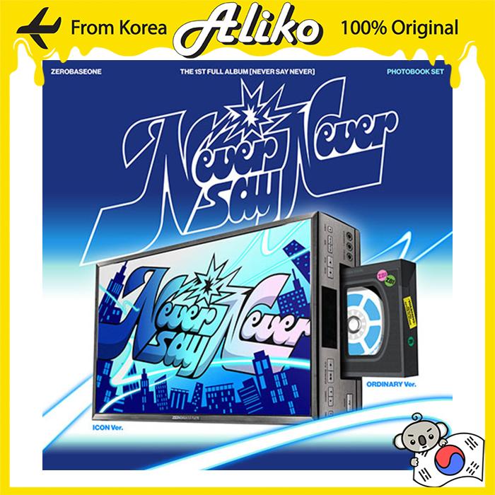 ZEROBASEONE - DAS 1. VOLLALBUM [NEVER SAY NEVER] (FOTOBUCH Ver. / IKONE & GEWÖHNLICH) No Pob ICON