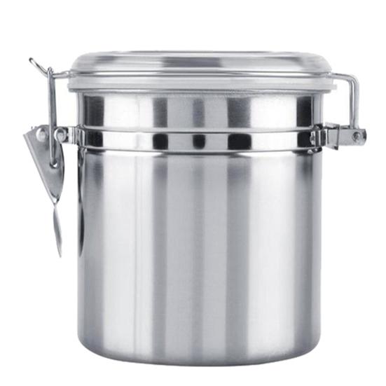 Luftdichter Edelstahl-Kanister für Kaffee, Mehl, Zucker, Tee L 4inch