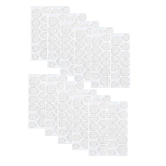 240 Teile/satz Selbstklebende Praktische Stilvolle Frische Stil Klar Gelee Gel Drücken Auf Nägel Maniküre Werkzeug Nagel Spitze transparent