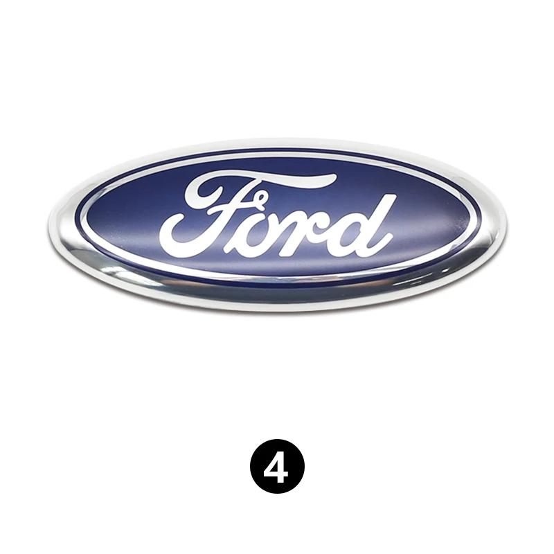 Neuer 2026 Autoaufkleber 12,5-14,5-17,5-22,5cm Auto Frontgrill Logo Kofferraum Zubehör Motorhaubenaufkleber Für Ford Focus mk2 mk3 Fiesta mk 22.5x9cm