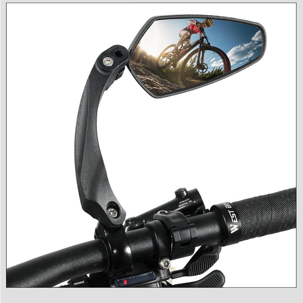 Fahrrad Rückspiegel Verstellbarer Rückspiegel Linker Spiegel 360 Grad Drehung Fahrradzubehör mit