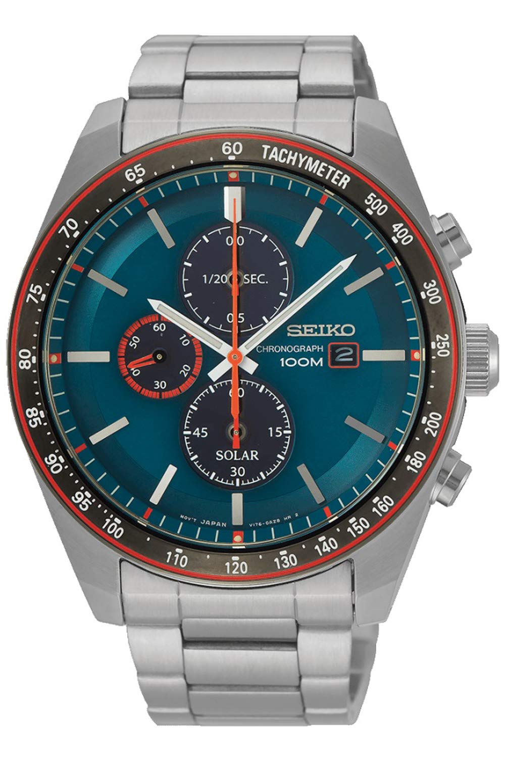 SEIKO Solar-Chronograph Übersee [Seiko] Uhr, Modell, Blau/Orange, SSC717P1, Herren [Parallelimport]