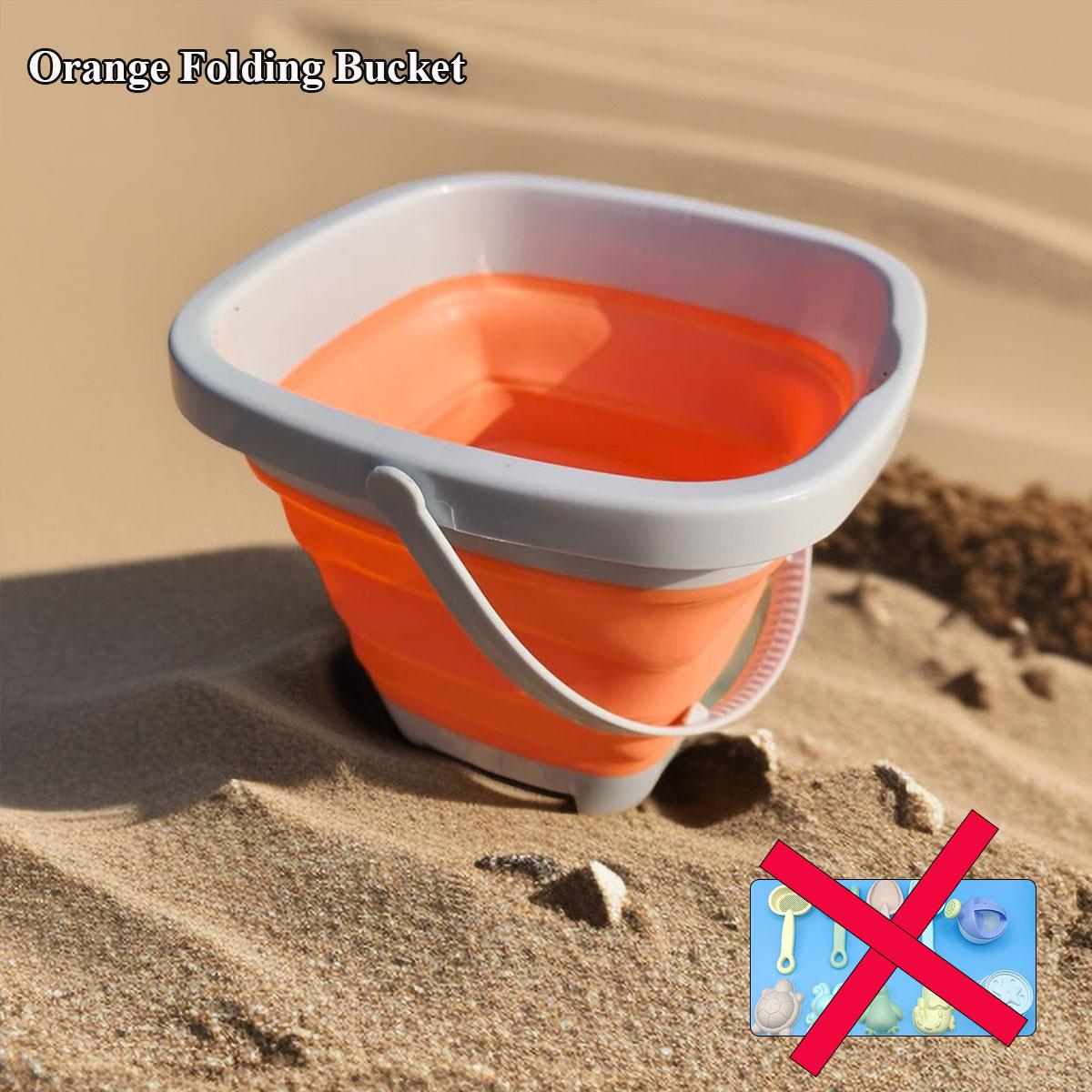 11/5/1 Stück Strand Sand Spiel Wasser Set Faltbarer Eimer Sommer Spielzeug für Kinder Kinder Outdoor Spiel Sandkasten Zubehör Farbe Zufällig red