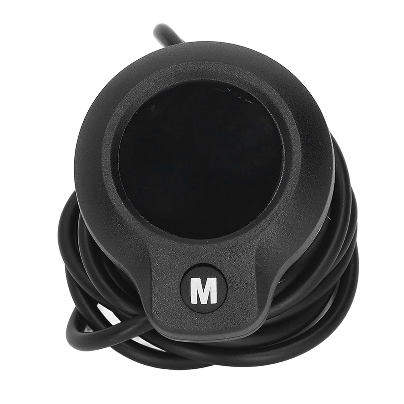 LCD-Display für Elektrofahrrad-Roller ABS Rund Elektrofahrrad Datenanzeige LCD-Display Zähler 3