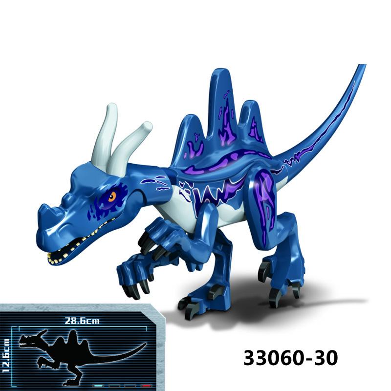 28CM Riesiger Raptor Carnotaurus Bausteine Dinosaurier Steine Tyrannosaurus T-Rex Zusammenbauen Kinderspielzeug Kindergeschenk Weihnachtsgeschenke 11