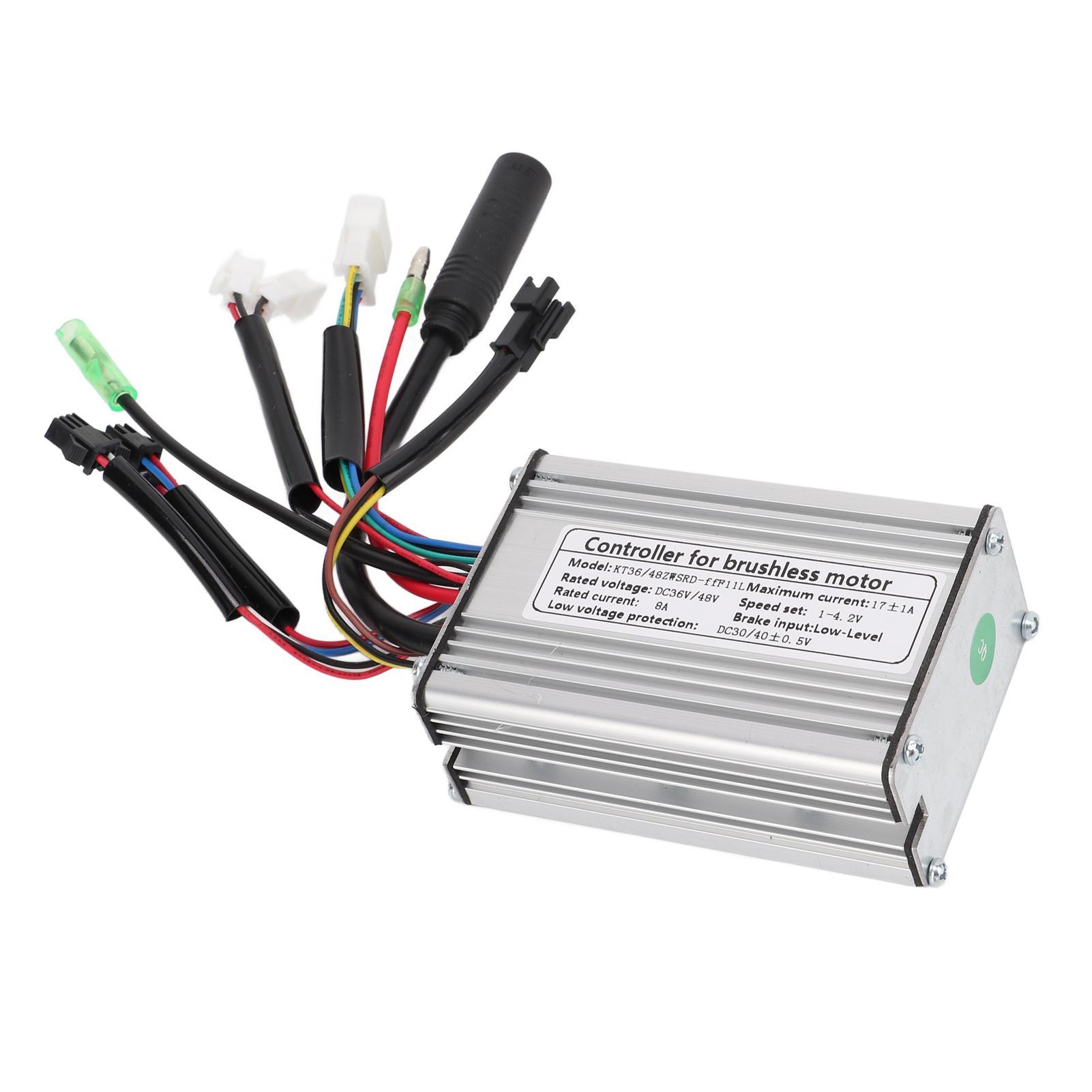 KT 17A Controller 36V 48V Motor Controller Rechteckwelle mit Doppelenden Lichtkabel SM Joint für