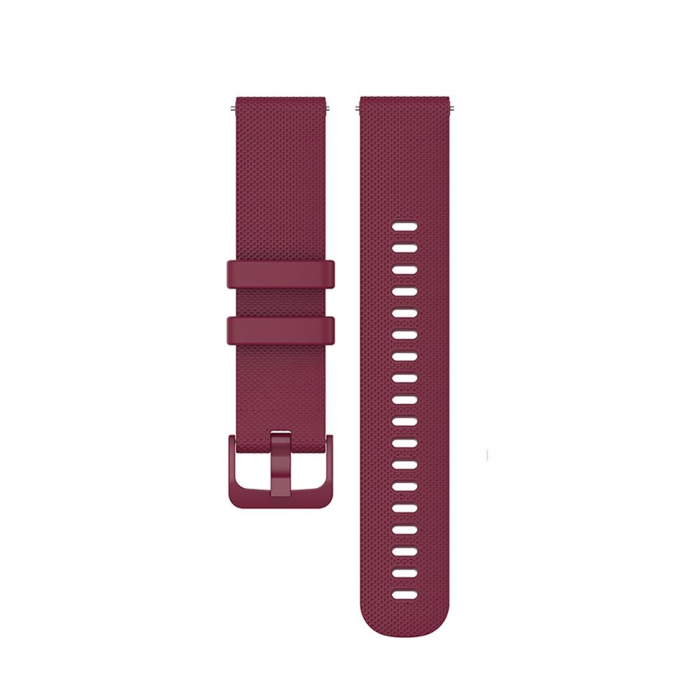 Silikonarmband für Garmin Vivoactive 3 4 4S Smart Watch Band Ersatzarmband für Garmin Venu 2 2S For Garmin Vivoactive 3 wein rot
