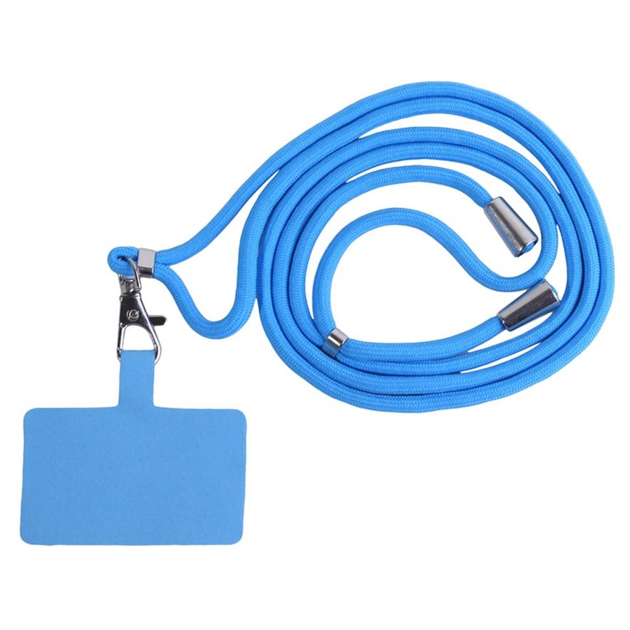 Home Supplies Handy-Clip-Umhängeband, Anti-Verlust-Lanyard, Outdoor-Reise-Handy-Kartenhalter-Lanyard navy blau