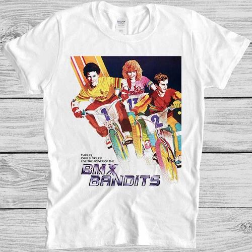 MÄNNER FRAUEN BMX Bandits T-Shirt 1261 80er Film Movie Cool Geschenk Tee S