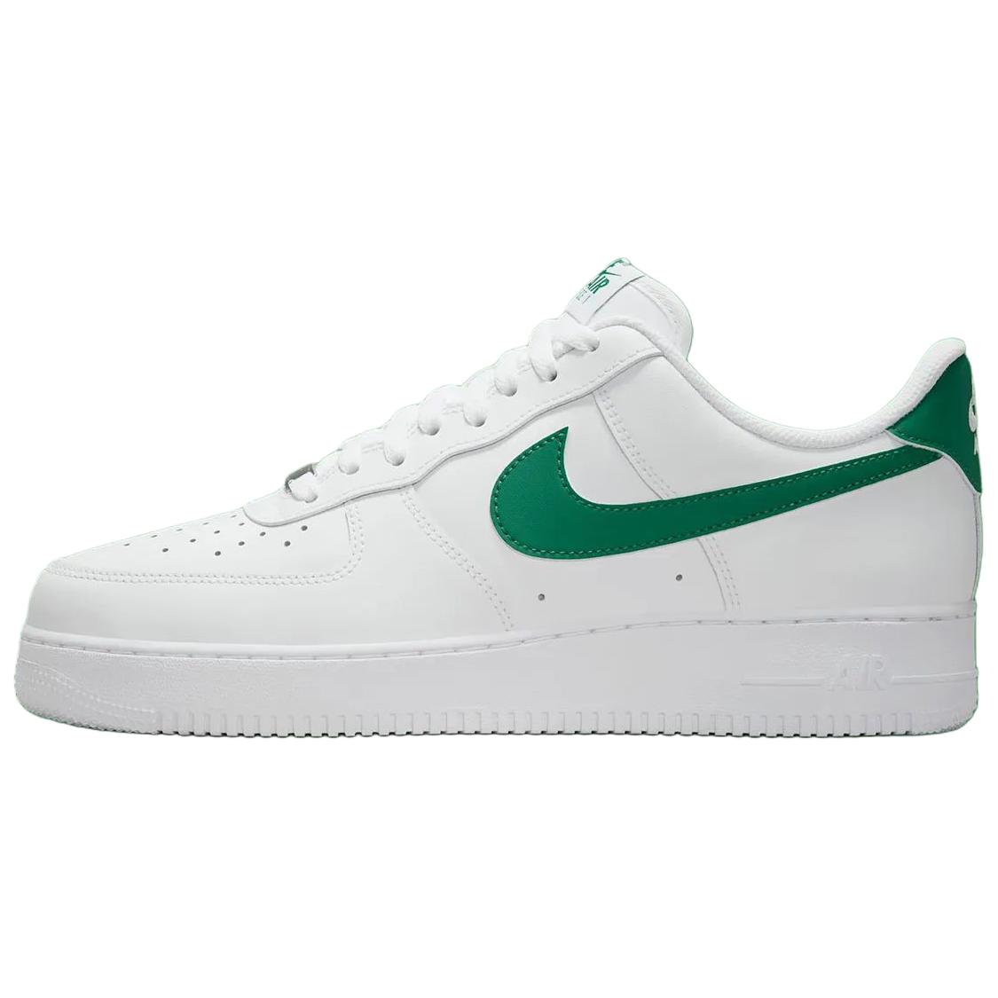 Nike Air Force 1 Rutschfest Abriebfest Low Top Skateboard Schuhe Herren Weiß Grün Sneaker FJ4146-121 45