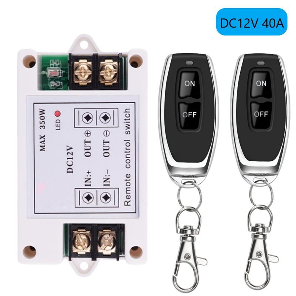 12V Autobatterie-Trennschalter mit 2 kabellosen Fernbedienungen