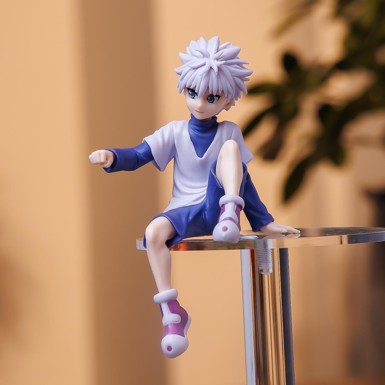Schöne HUNTER Action-Anime-Figur Sammlerstück Figuren-Display-Stücke Anime-Figuren Weihnachtsgeschenke Langlebig weiß