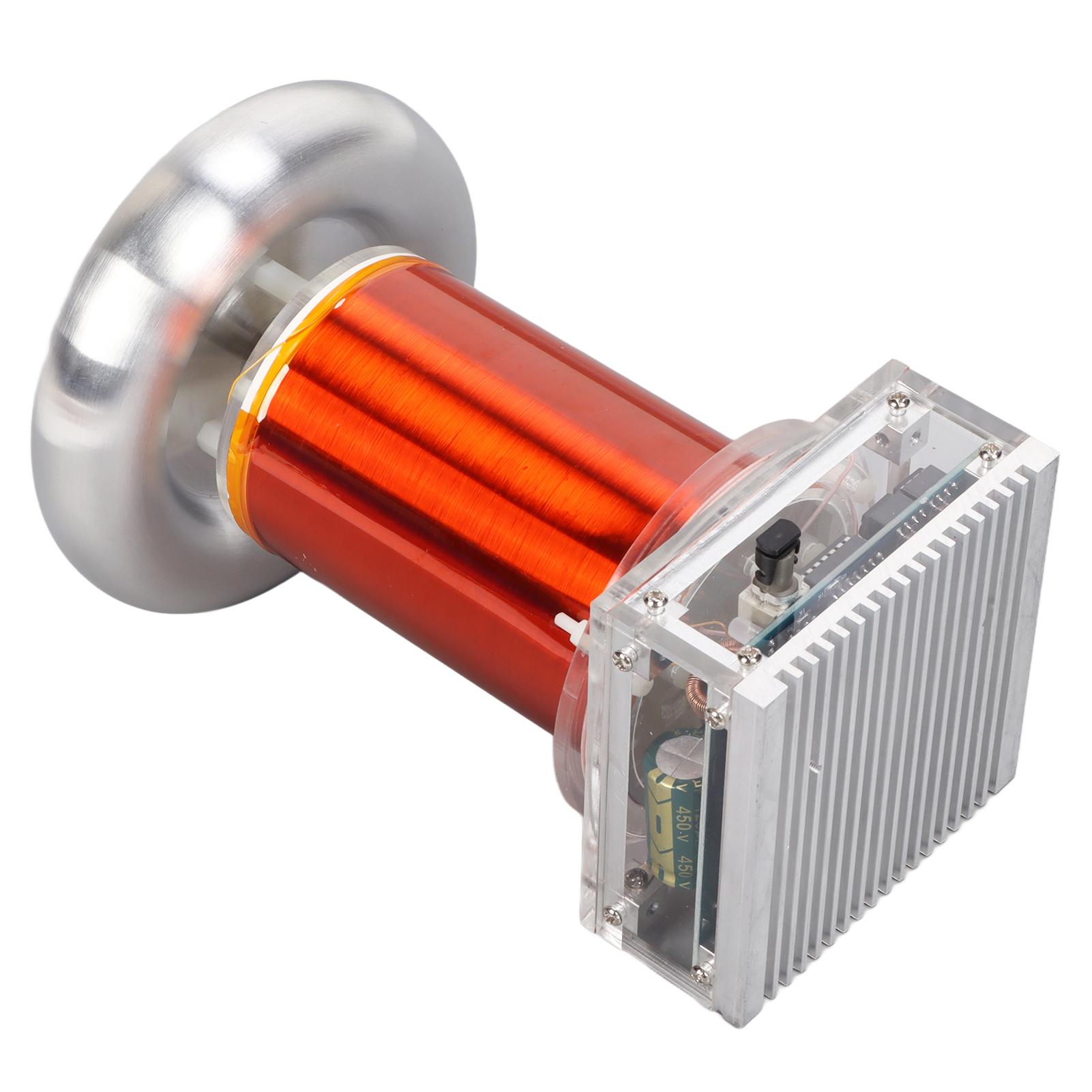 Musik Tesla Spule Lichtbogenlöschung Tesla Spule Künstlicher Blitzgenerator für den Unterricht AU PLUG