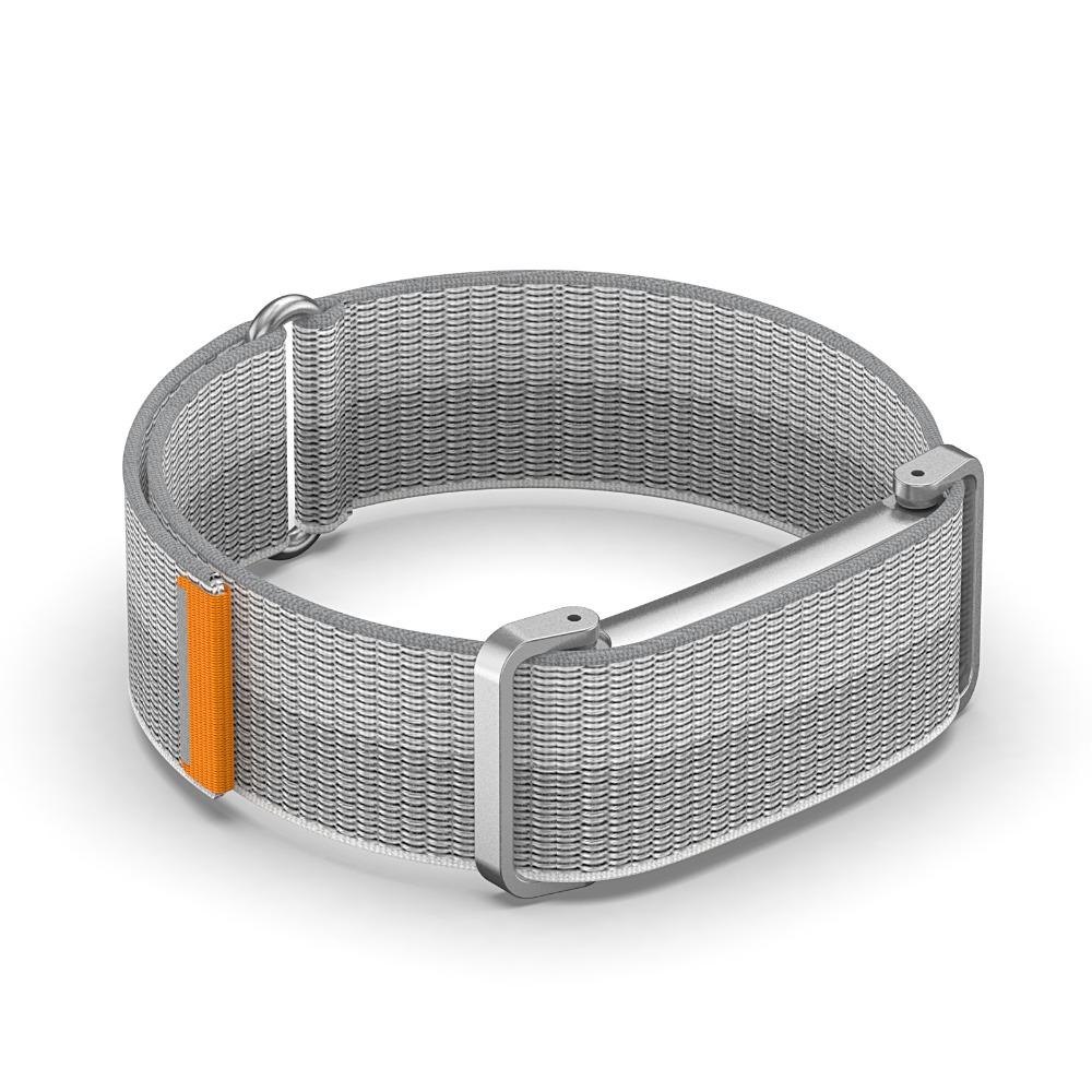 Atmungsaktives Fitness-Tracker-Armband Ersatzarmband für Google Fitbit Air für Männer Frauen silber