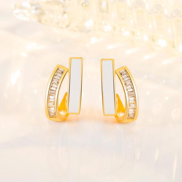 14 k vergoldet Aros Mujer Oreja Tropfen Ohrring Für Frauen Feine Geometrische Schmuck Tropfen Ohrring Orecchini Frauen Frauen Mädchen gold