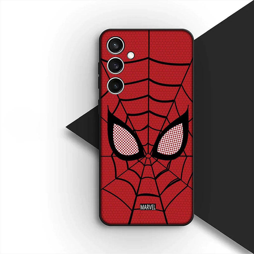 Handyhülle für Samsung Galaxy S25 S24 S23 FE Ultra Plus S7 Edge S25+ S23+ A56 5G Hülle Weiche Hülle Spider Man Marve Spiderman Galaxy S24 Ultra