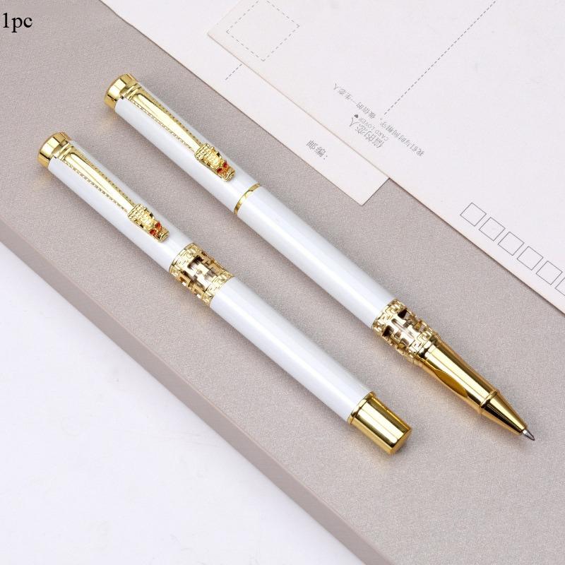 1 Stück Retro-Wasserhahn-Signierstift, Antiker Metall-Signierstift, Büro-Schreibstift