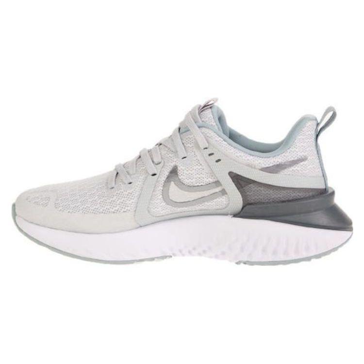 Nike Legend React 2 Dämpfung Schaumstoff Stoff Langlebig Atmungsaktiv Low-Top Laufschuhe Damen Sneaker Beige AT1369-005 41