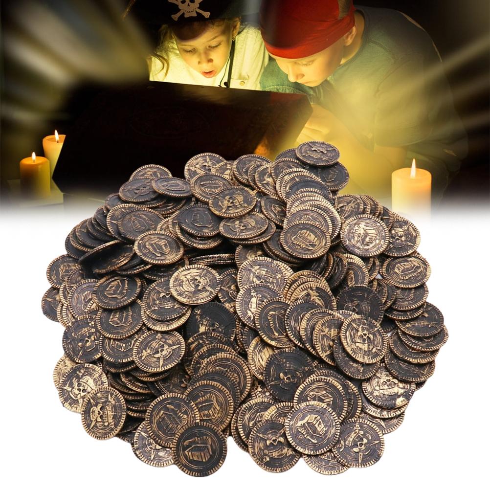 100 STÜCKE Die Kinder Piratenschatz Spielzeug Schatzsuche Spiel Requisiten Langlebig Wiederverwendbar Simulation