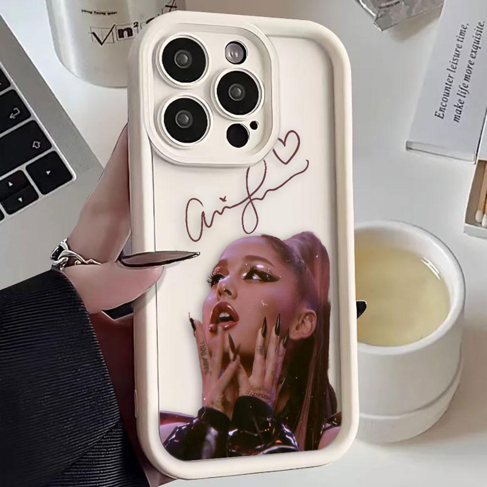 A-Ariana G-Grande Sänger Handyhülle Für iphone Apple 17 AIR 16 16E 11 12 13 14 15 XR Plus Pro Max Silikonhülle DIY Schale Abdeckung IPHONE17