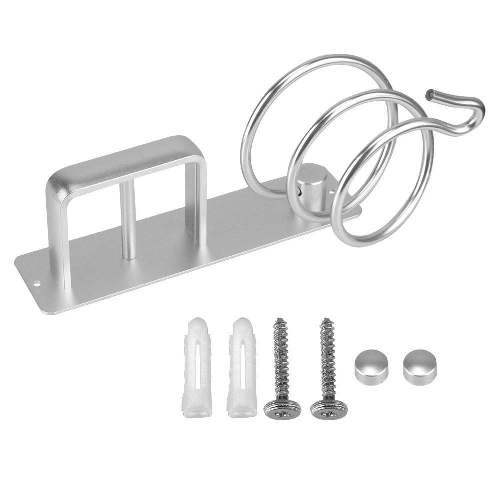 Föhnhalter Raumaluminium Haarglätter Aufbewahrungsregal Wandmontiert Badezimmerregal Aufbewahrungszubehör