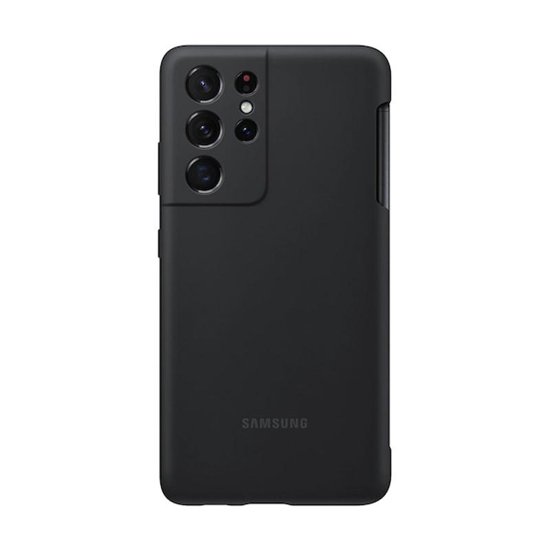 Samsung Original Silikonhülle mit S-Pen für Samsung Galaxy S21 Ultra 5G S21 Ultra Schutzhülle schwarz