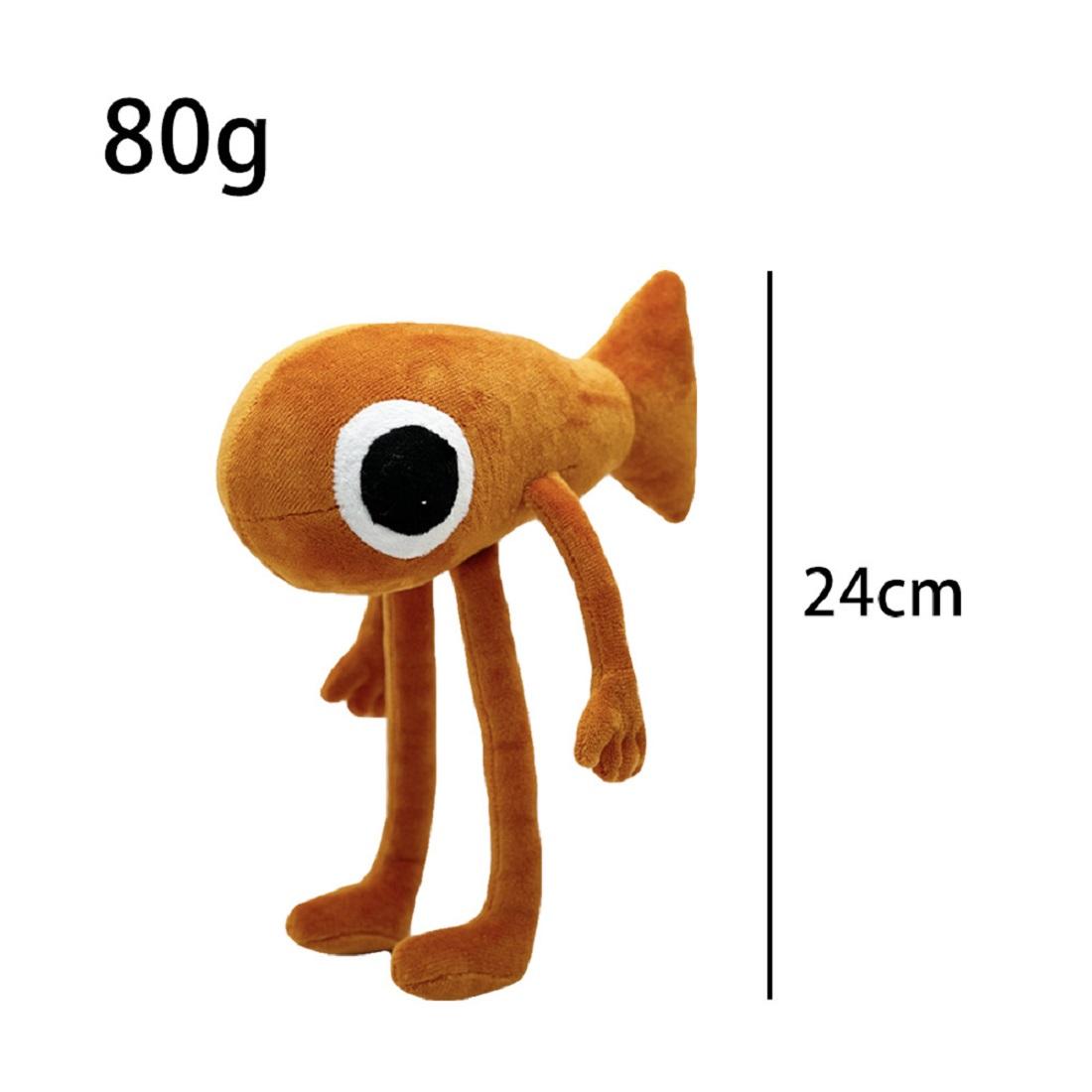 Le Poisson Steve Plüschtiere Stofftiere Anime Fisch Baumwollpuppen Weiche Puppen Niedliche Raumdekoration Sammlung Kinderspielzeug Geburtstagsgeschenke 23cm