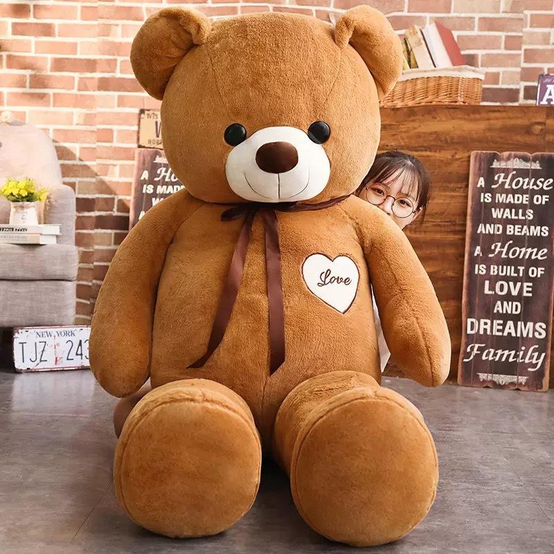Übergroßer Teddybär Plüschtier Kuschelbär Amerikanischer Großer Bär Puppe Groß Süß Großer Bär Valentinstagsgeschenk W4616WW-60cm