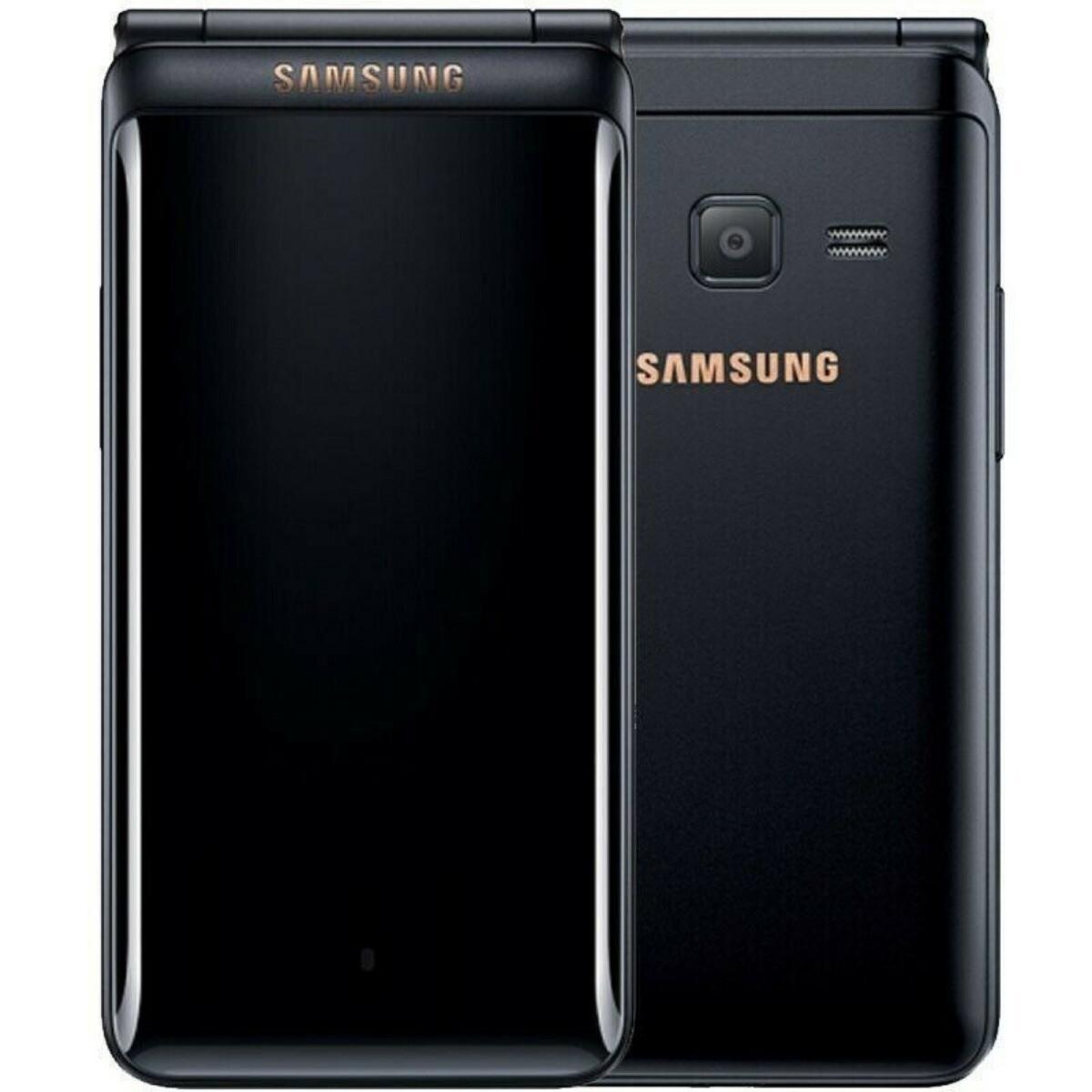 Generalüberholtes Samsung Galaxy Folder 2 G160N 4G LTE Original 2 GB RAM 32 GB ROM Klappbares Entsperrtes Smartphone schwarz