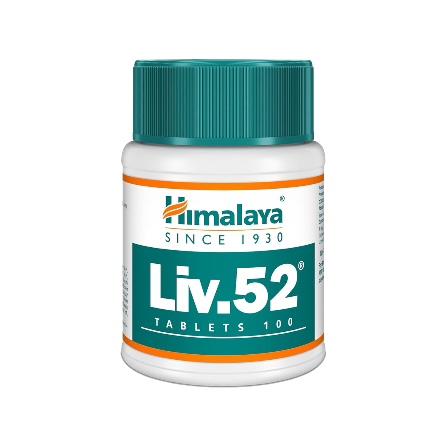 Himalaya Liv.52 Lebergesundheit Tabletten 100 Stück Natürliches hepatoprotektives Nahrungsergänzungsmittel für Erwachsene und Kinder