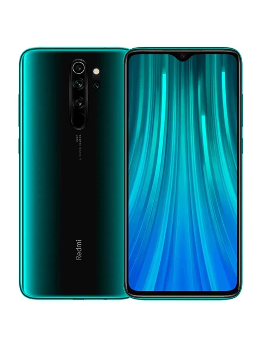 Original Xiaomi Redmi Note 8 Pro 8GB 128GB 4G Smartphone NFC Android Handys Mobiltelefon Dual-SIM Handy Globale ROM 6GB 64GB grün