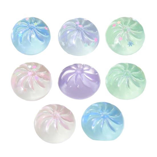 4/8 Stück Klar Gedämpfte Brötchen Spielzeug Stressabbau Langsam Aufgehend Kleine Knödel Sensorisches Spielzeug Handentspannung Stressball Knet-Fidget-Spielzeug Sets