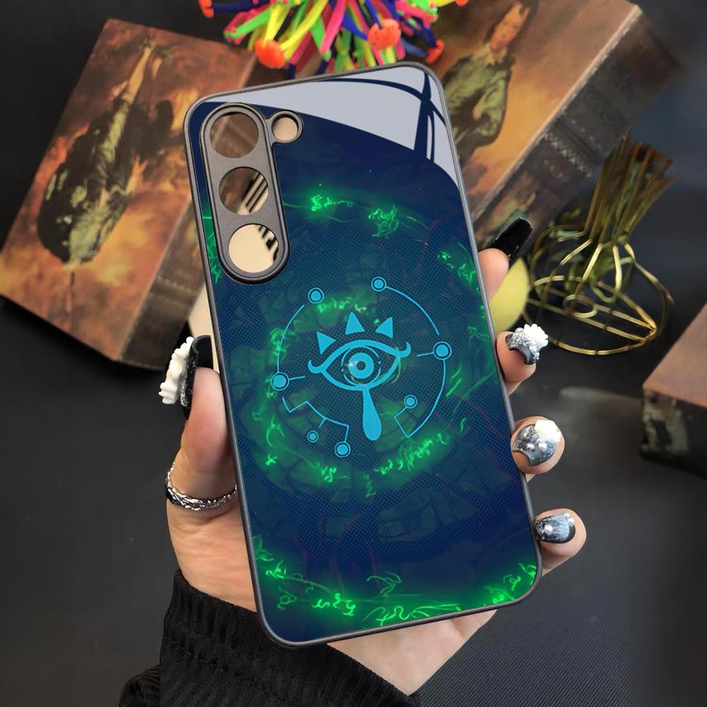Cartoon Anime Spiel Z-Zelda Handyhülle für Samsung Galaxy S24 S23 S22 S21 S20 A24 A34 A54 A53 Note20 M54 Fe Ultra Plus Glas Samsung note20